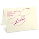 Romantic Script Folded Place Cards Image 4 of 8